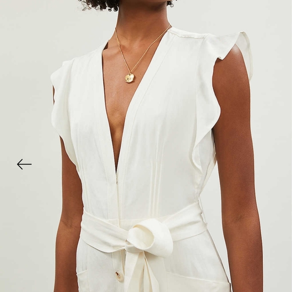 Reiss linen blend dress - Picture 5 of 8